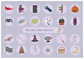 Vorschau - Spiele - Brettspiele - Halloween (Anlaute, Silben & Begleiter) - Seite 3
