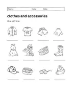 Vorschau - Arbeitsblätter - Clothes and Accessories Worksheet on 3 Levels: Vocabulary (English) - Seite 3