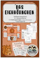 Vorschau - Unterrichtsreihen - Sachunterricht: Das Eichhörnchen (Reihe) - Deckblatt