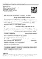 Vorschau - Arbeitsblätter - Arbeitsblätter zum Thema "Was macht ein Imker?" + Lösung & MP3 + Infografik - Deckblatt