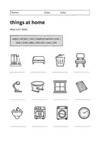 Vorschau - Arbeitsblätter - Things at Home Worksheet on 3 Levels: Vocabulary (English) - Seite 2