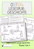 Vorschau - Stundenentwürfe - Ostern - Differenzierte Lesespurgeschichte interaktiv und analog - Seite 1