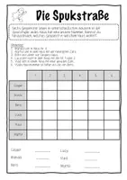 Vorschau - Arbeitsblätter - Halloween Rätsel Sek I 5-7 Deutsch Logik - Seite 2
