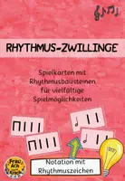 Vorschau - Spiele - Rhythmus-Zwillinge: Pärchen finden - Notation mit Rhythmuszeichen ~ Grundschule Musik - Deckblatt