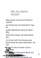 Vorschau - Text - Vorlesebuch: "Billy (H)und Bohne" Bildschirmpräsentation - Seite 2