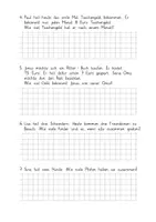 Vorschau - Arbeitsblätter - Textaufgaben Klasse 1 - Seite 1