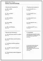 Vorschau - Arbeitsblätter - Mathe-Übung: Prozentrechnung (mit Merkblatt) - Deckblatt