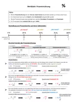 Vorschau - Arbeitsblätter - Mathe-Übung: Prozentrechnung (mit Merkblatt) - Seite 2
