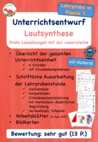 Vorschau - Stundenentwürfe - BUNDLE: Lehrproben/Unterrichtsentwürfe Referendariat - Sport, Mathe, Deutsch, Kunst - Seite 1