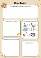 Vorschau - Arbeitsblätter - Materialpaket | MaterialBundle Meine Ferien - Ferienrückblicke & Reflexion Grundschule (Klasse 2-4) Schreibanlässe für Winter, Frühling, Sommer & Herbst - Seite 3