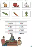 Vorschau - Arbeitsblätter - Wörterliste "Das Gemüse" DaZ / DaF / Deutsch - Seite 2