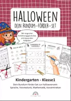 Vorschau - Arbeitsblätter - Halloween Arbeitsblätter (Zählen, Logik, Feinmotorik, Konzentration und Grafomotorik) - Deckblatt