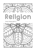 Vorschau - Mal- und Bastelvorlagen - Mandala Deckblatt Religion Mappe - Seite 2
