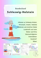Vorschau - Arbeitsblätter - Bundesland Schleswig-Holstein - Deckblatt
