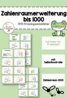 Vorschau - Spiele - Zahlenraum 1000: 999 Froschgeschwister Froschweithüpfen - Deckblatt