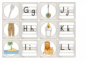 Vorschau - Spiele - Gedächtnisspiel Anlauttabelle - Seite 2