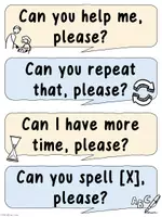 Vorschau - Poster - English Classroom Phrases Poster - Seite 1