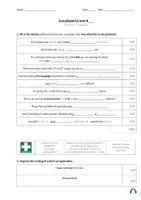 Vorschau - Test - Orange Line 5 Unit 1 Vokabeltest / vocabulary test (Station 2) - Deckblatt