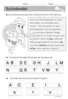 Vorschau - Arbeitsblätter - Wortspiele zum Bilderbuch "Haltet den Dieb!" | Rund ums ABC - Seite 1