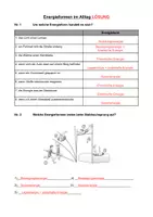 Vorschau - Arbeitsblätter - Energieformen im Alltag - Arbeitsblatt - Seite 2