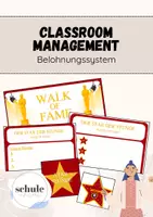 Vorschau - Anderer Materialtyp - Belohnungssystem Walk of Fame Classroom Management - Deckblatt