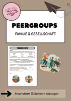 Vorschau - Arbeitsblätter - Peergroups - Deckblatt