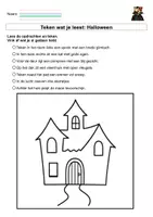 Voorbeeld - Begrijpend lezen: Doe-lezer Halloween - Pagina 1