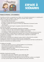 Aperçu - Apprentissages en autonomie - espace à scénario "A la papeterie" monnaie (ateliers, jeux) - Page 1