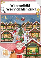 Vorschau - Arbeitsblätter - Wimmelbild Weihnachtsmarkt 🎄 | Deutsch & DAZ Grundschule | Wortschatz, Sprechen & Schreiben Weihnachten Advent - Deckblatt
