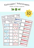 Vorschau - Fördermaterial/Inklusion - Klettmappe Mengen und Zahlen vergleichen im Zahlenraum 10 - Deckblatt