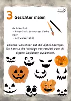 Vorschau - Mal- und Bastelvorlagen - Gruselkunst mit Apfeldruck - Seite 3