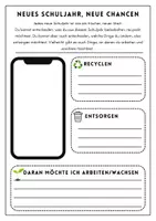 Vorschau - Anderer Materialtyp - SuS Reflexion Schuljahr Wachstum - Seite 1