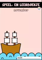 Voorbeeld - Speel- en leerboekje november - Voorblad