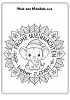 Vorschau - Mal- und Bastelvorlagen - Weihnachtliches Winter Materialpaket : Ausmalen | Basteln - Seite 2