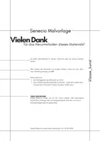 Vorschau - Mal- und Bastelvorlagen - Malvorlage Senecio von Paul Klee + Spielidee - Seite 1