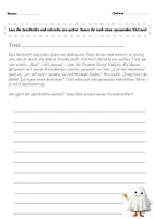 Vorschau - Stundenentwürfe - 16 Halloween-Geschichten zum Weiterschreiben - Geschichten Schreiben Deutsch Klasse 3, Klasse 4, Klasse 5 - Seite 3