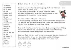 Vorschau - Arbeitsblätter - Kurze, lustige Gruselgeschichten zur Leseförderung - Seite 2