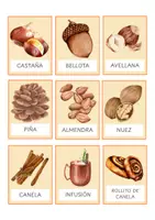 Vista previa - Tarjetas / Manipulativos - Flashcards OTOÑO letra MAYÚSCULA - página 2