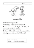Vorschau - Arbeitsblätter - Lautleseheft Herbst. Das (laute) Vorlesen üben - Seite 3