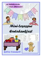 Vorschau - Arbeitsblätter - Materialpaket 31 Mini-Lesespuren (3-fach differenziert) - Seite 1