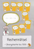 Vorschau - Aufgabenkarten - Rechenrätsel | ZR 1500 | Übungskartei - Deckblatt