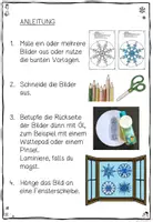 Vorschau - Arbeitsblätter - Fensterbilder Schneeflocken Stained Glass Winter – Ausmal- & Bastelvorlagen im Buntglas-Stil für Kinder #silvesterknaller25 - Seite 2