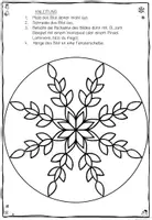 Vorschau - Arbeitsblätter - Fensterbilder Schneeflocken Stained Glass Winter – Ausmal- & Bastelvorlagen im Buntglas-Stil für Kinder #silvesterknaller25 - Seite 3