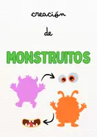 Vista previa - Manualidades / Dibujos para colorear - Crea tu Monstruito - Portada