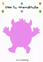 Vista previa - Manualidades / Dibujos para colorear - Crea tu Monstruito - página 2