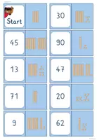 Vorschau - Spiele - Domino Zahldarstellung mit Dienes-Material - Zahlen bis 100 - Seite 3