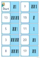 Vorschau - Spiele - Domino Zahldarstellung als Strichliste - Seite 1
