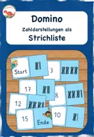 Vorschau - Spiele - Domino Zahldarstellung als Strichliste - Deckblatt
