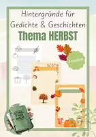 Vorschau - Arbeitsblätter - Herbst Hintergrund Gedichte Geschichten Schreibanlässe - Deckblatt