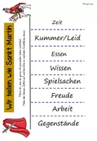 Vorschau - Arbeitsblätter - Wir teilen wie Sankt Martin (Abreißzettel) - Seite 3